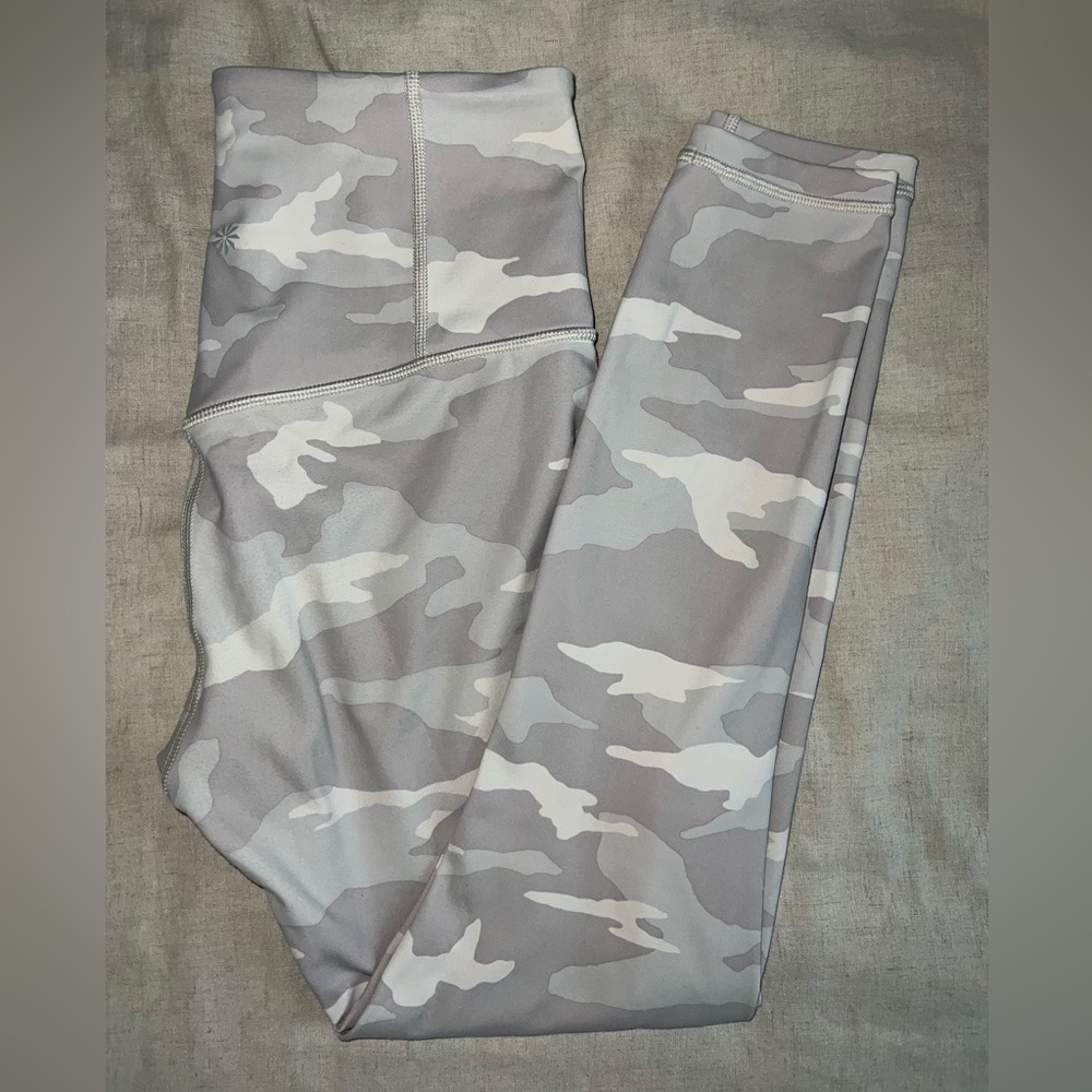 Athleta Grey Camo Leggings